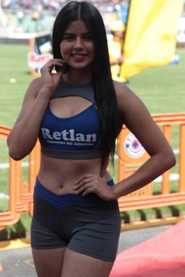 ¡De infarto! Las chicas más espectaculares de la final Motagua-Honduras Progreso