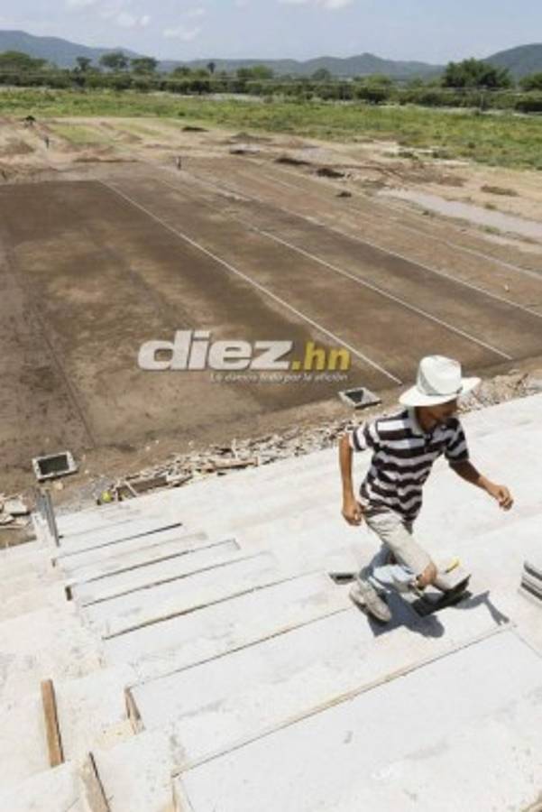 ¡Una joya! Así avanzan los trabajos del estadio del Parrillas One