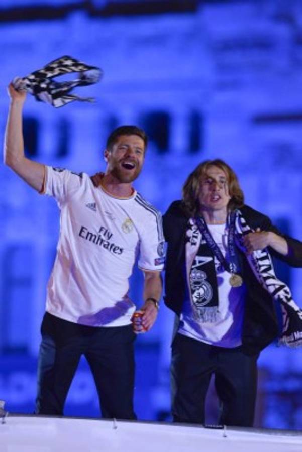El Real Madrid celebra en la Cibeles
