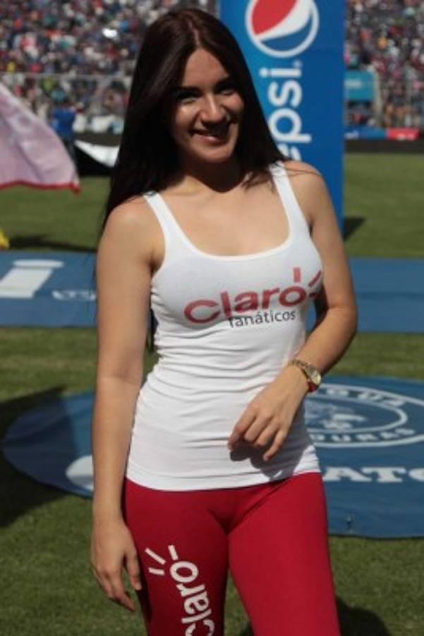 ¡De infarto! Las chicas más espectaculares de la final Motagua-Honduras Progreso