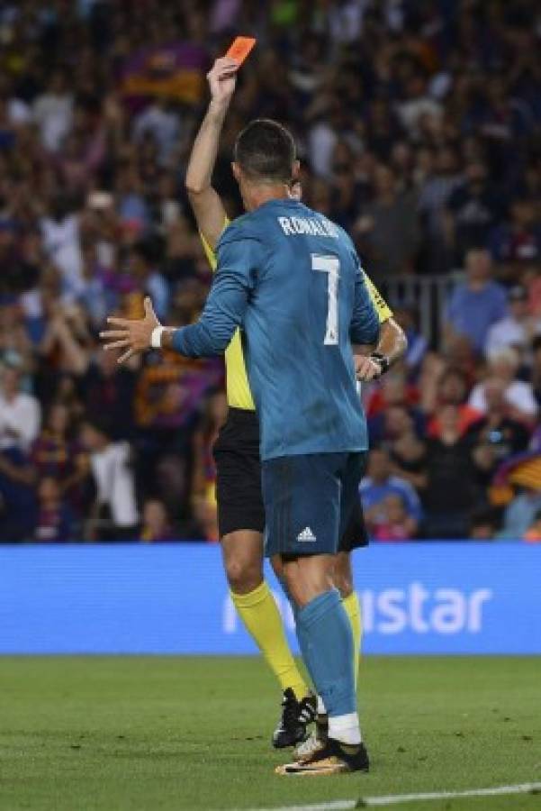 NO SE VIO EN TV: Polémica celebración de Cristiano imitando a Messi