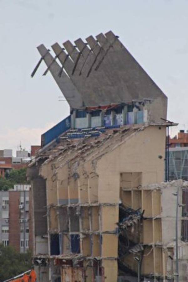 El último suspiro: Las tristes imágenes de los restos que quedan del estadio Vicente Calderón