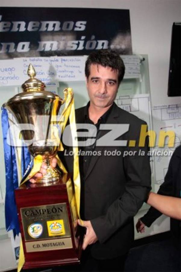 Así celebró Motagua en su camerino