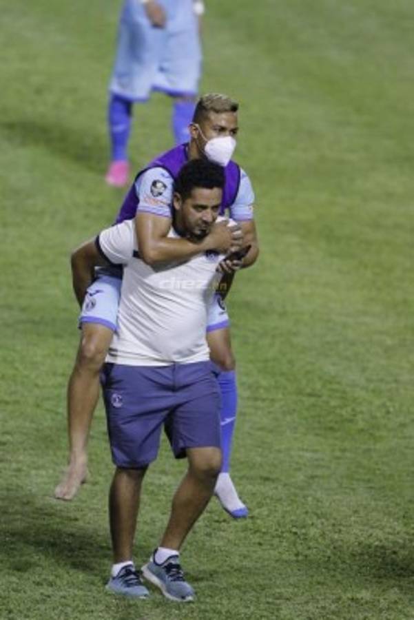 Júbilo y llanto en el estadio Olímpico: Darixon Vuelto se descontroló y rompió en llanto en Real España