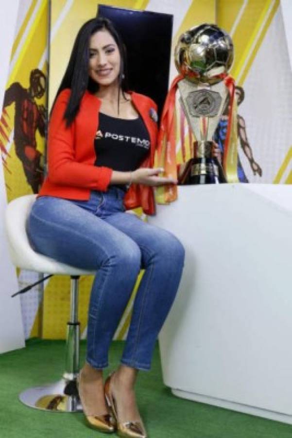 Así es Gaby Salazar, la 'chica de la suerte' y espectacular aficionada de Motagua