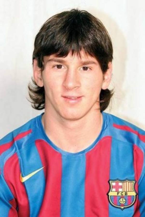 En fotos: La evolución en looks de Lionel Messi