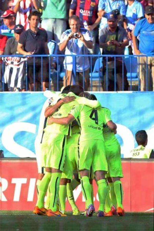 Barcelona campeón de la liga española tras vencer 1-0 a Atlético de Madrid