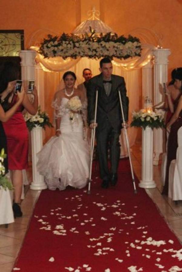 Luis Diego Jiménez, el futbolista hondureño que sonríe a pesar de haber perdido una pierna