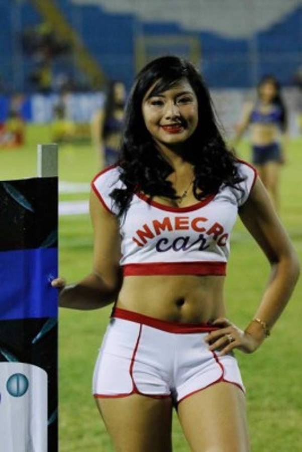 Las bellezas que se vieron en el estadio Morazán en el Real España-Platense