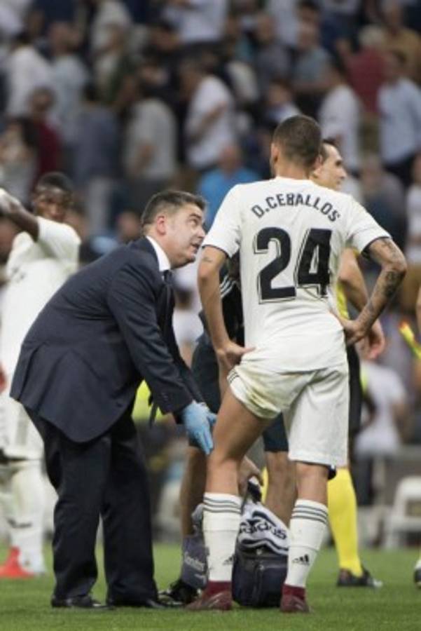 NO VISTE EN TV: Los botines de Griezmann y jugador del Madrid recibe atención tras juego