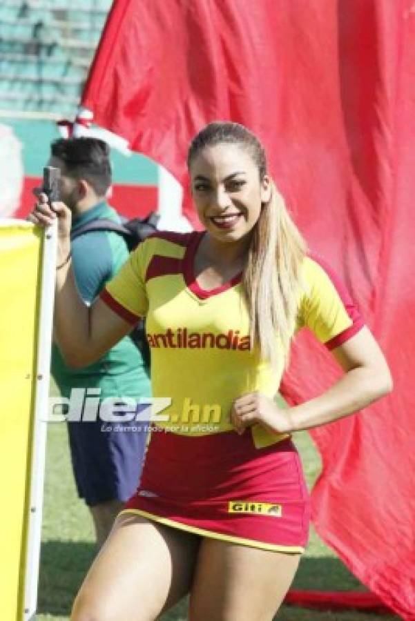 ¡Jornada de bellezas! Hermosas mujeres en los estadios de Honduras