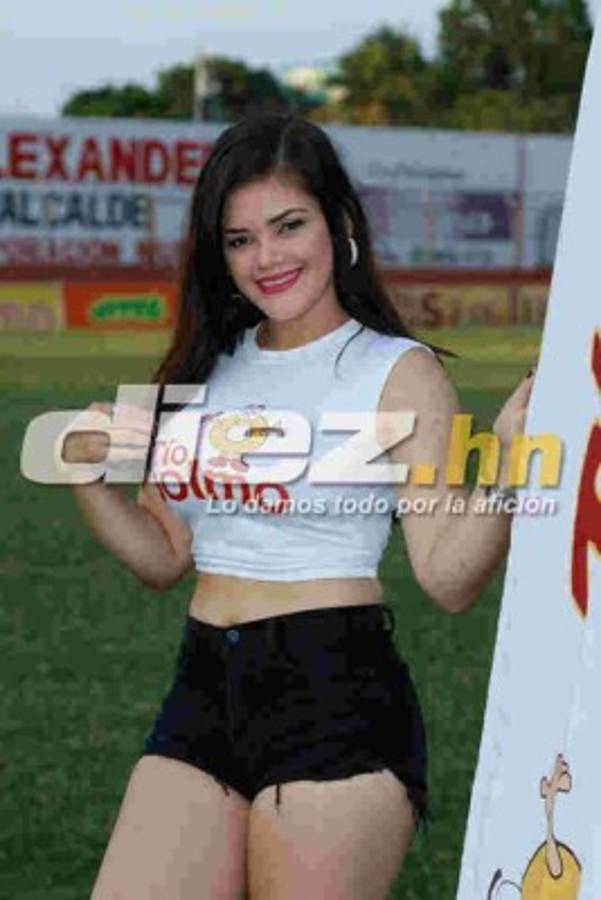 ¡Solo bellezas! Las lindas chicas que adornaron los juegos en El Progreso y San Pedro Sula
