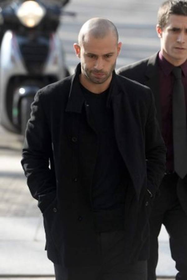 Momentos en que Mascherano se enfrentó a la justicia en Barcelona