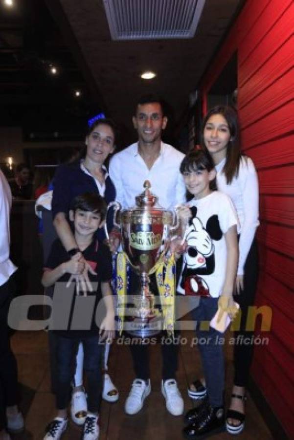 Fotos: La cena íntima de Olimpia festejando el título 31 del fútbol hondureño