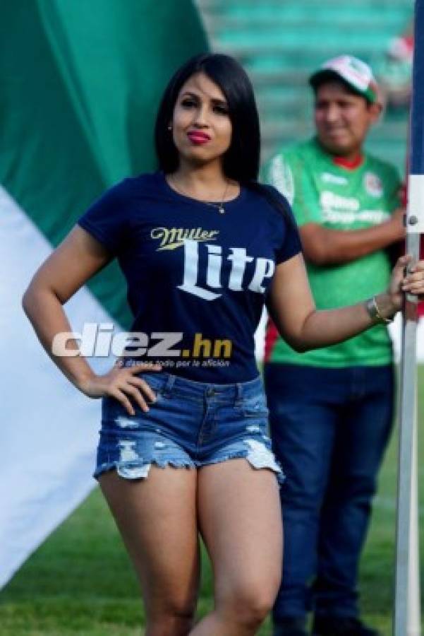 ¡Jornada de bellezas! Hermosas mujeres en los estadios de Honduras