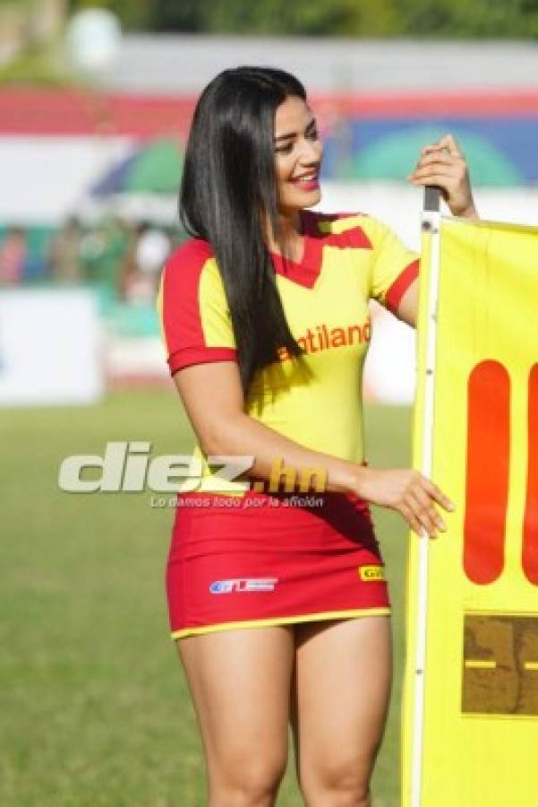 ¡Jornada de bellezas! Hermosas mujeres en los estadios de Honduras