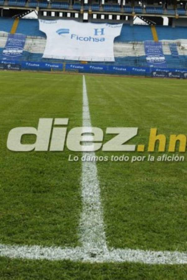 ¡QUÉ BELLEZA! Así pulen el estadio Olímpico para juego de Honduras ante Australia