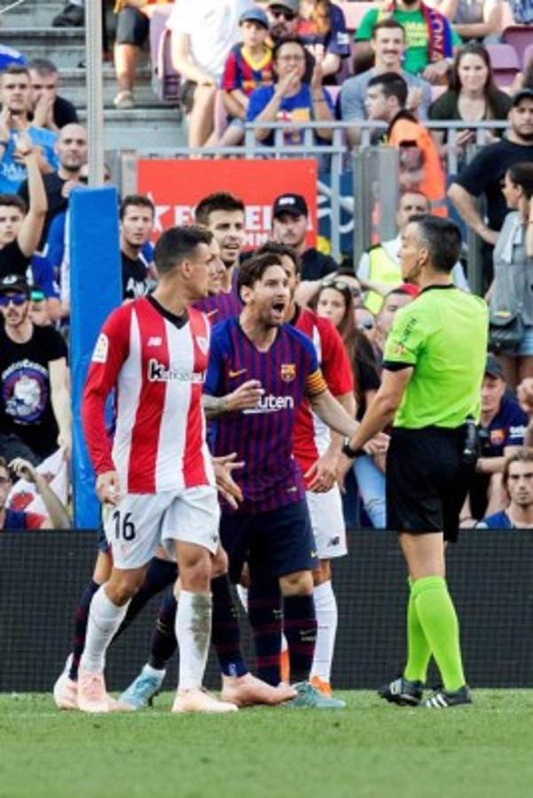 NO SE VIO EN TV: Messi perdió el control al final y el drama de Luis Suárez