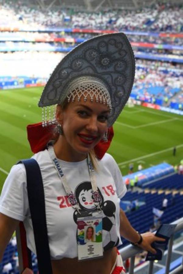 La belleza rusa se apodera del Mundial 2018 en el juego ante Uruguay