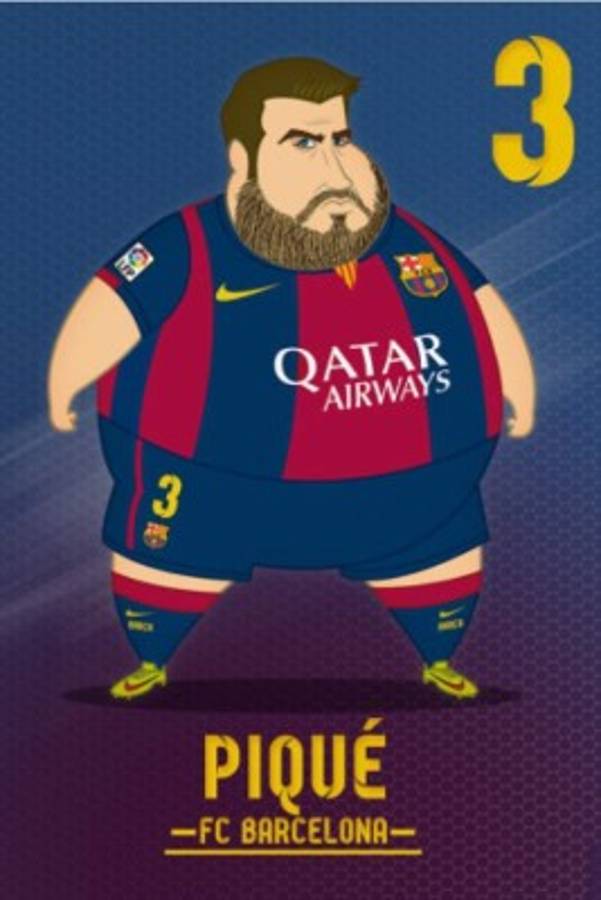 HUMOR: Así se verían los jugadores del Barcelona con sobrepeso
