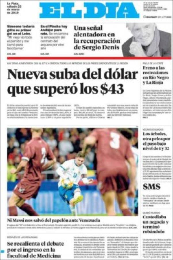 ''Pa' que respeten'', así amanecen las portadas tras la derrota de la Argentina de Messi