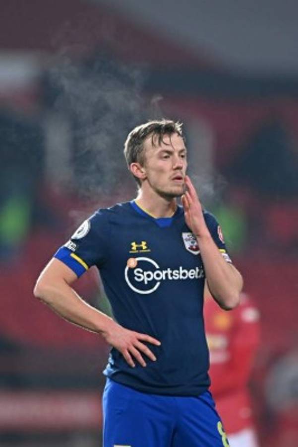 Hundidos y devastados: Así quedaron los futbolistas del Southampton tras la paliza del Manchester United