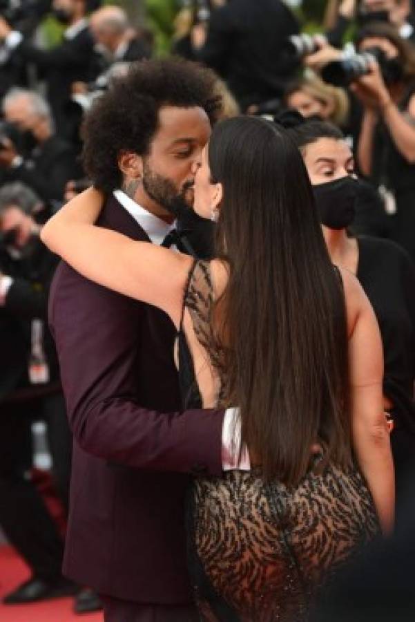 El provocativo vestido de Clarisse Alves, esposa de Marcelo en el Festival de Cannes