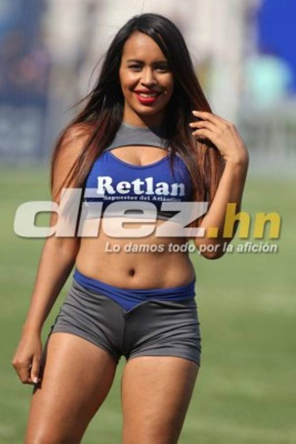 ¡Qué lindas! El lado más sexy del clásico Motagua-Olimpia en el estadio Nacional