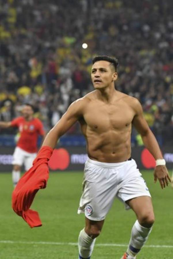 NO SE VIO EN TV: La tristeza de Colombia, la celebración de Alexis Sánchez a lo CR7 y el júbilo de Chile  