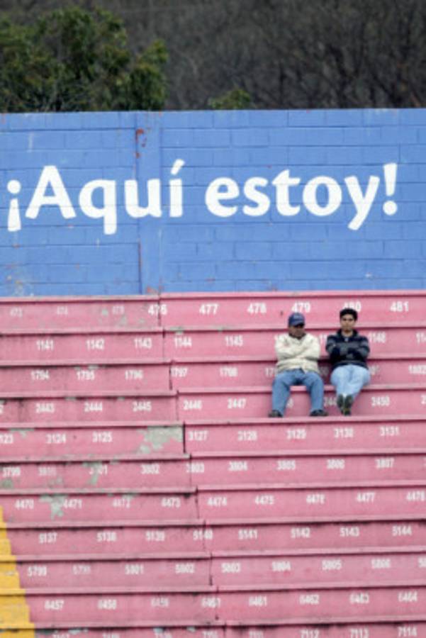 Ambiente en el partido Motagua-Marathón