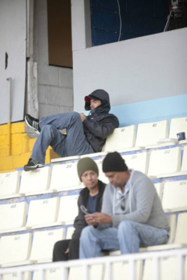 Ambiente en el partido Motagua-Marathón
