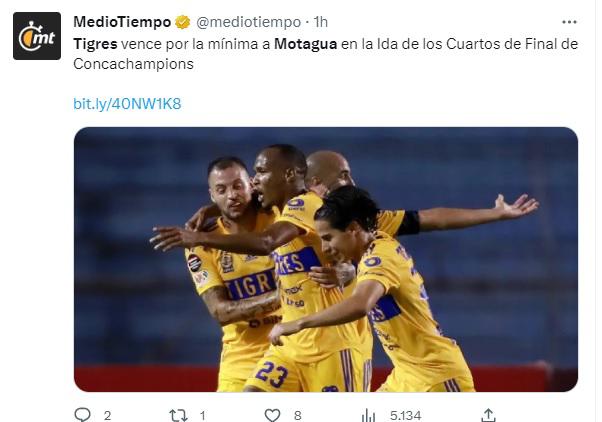 Lo que dicen los periodistas mexicanos y hondureños sobre el gane de Tigres ante Motagua: “Equipo muy limitado”