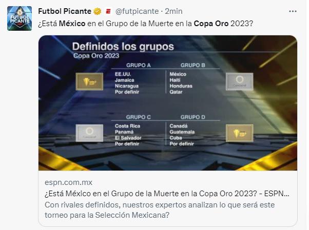 Lo que dice la prensa de México sobre la Selección de Honduras y su grupo en la Copa Oro 2023 ¿El de la muerte?