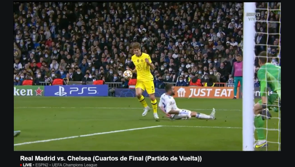 ¿Polémica en el Bernabéu? VAR anula gol al Chelsea ante Real Madrid tras mano de Marcos Alonso en la Champions