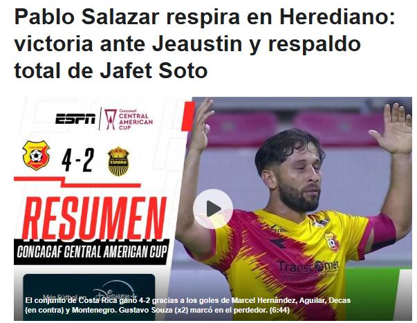 Herediano comió jamón catracho; dando pena: así reacciona la prensa por la caída de Real España en Costa Rica