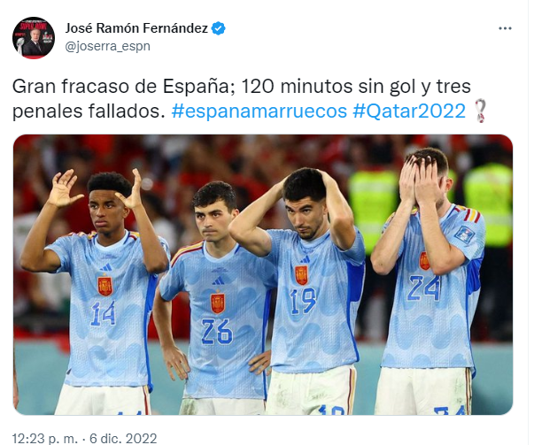 ¡Ridículo! Prensa internacional estalla tras la eliminación de España en Qatar: “No sabían que jugaban un Mundial”