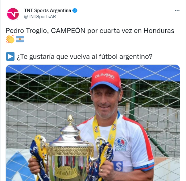 En Sudamérica y México se rinden ante Pedro Troglio por el tetracampeonato que ganó con Olimpia y lo piden en Argentina