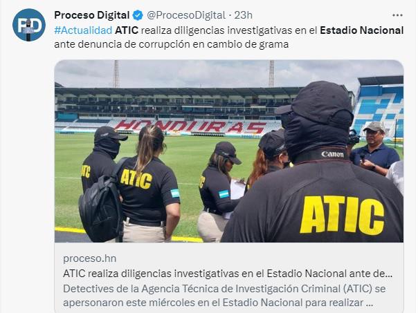 Así reaccionó la prensa a las investigaciones de la ATIC sobre la presunta sobrevaloración de la grama del estadio Nacional