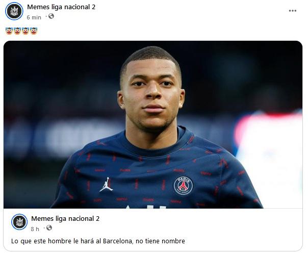 Los memes fulminan a Mbappé por no aparecer contra Barcelona en los cuartos de Champions League
