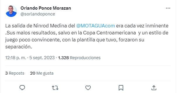 Lo que dicen los periodistas hondureños sobre el despido de Ninrod Medina en Motagua: “Nunca fue el DT que ocupaban”