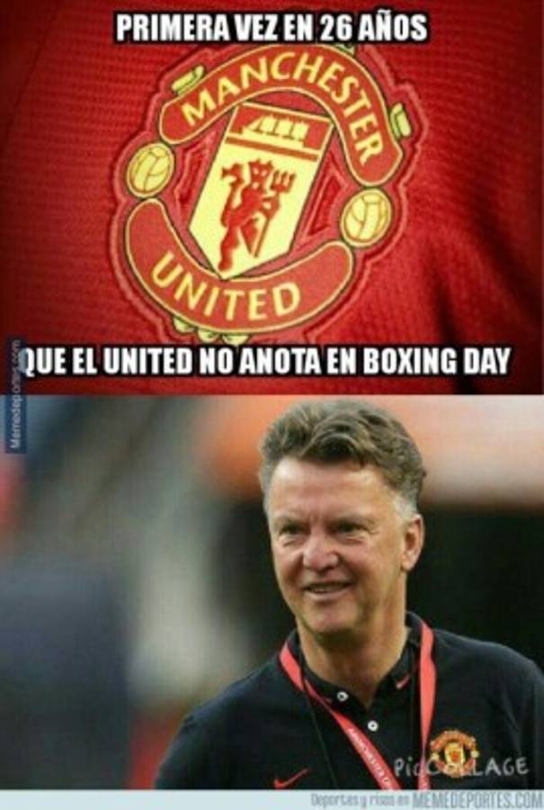 MEMES: En redes socias hunden a Van Gaal en el Boxing Day