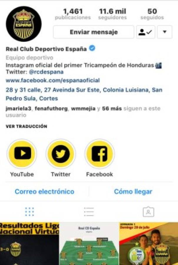 ¿Qué club es el rey de las redes sociales en Honduras?