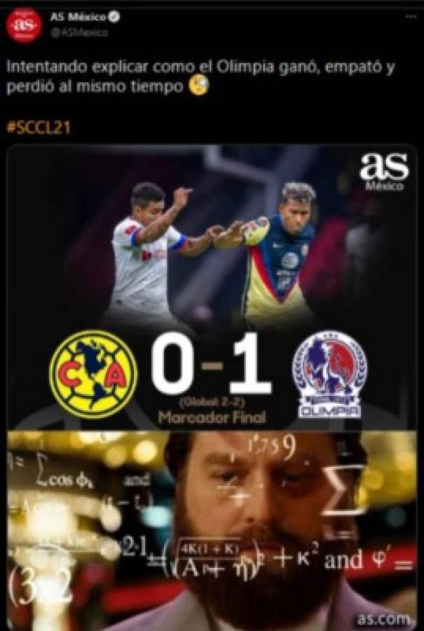 En México fulminan al Olimpia: Los otros memes que dejó la derrota del América en el Azteca