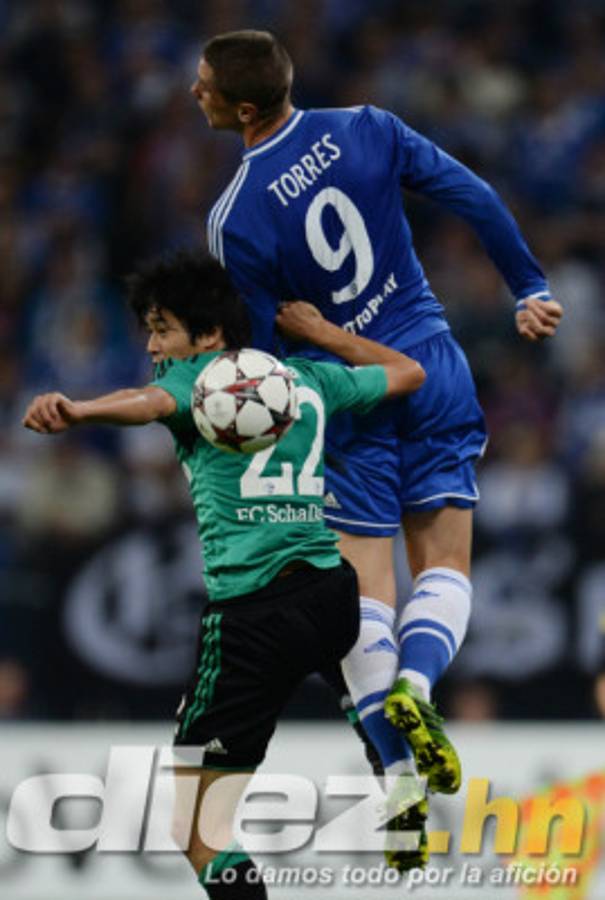 Schalke 04 vs Chelsea FC en UEFA Champions League.