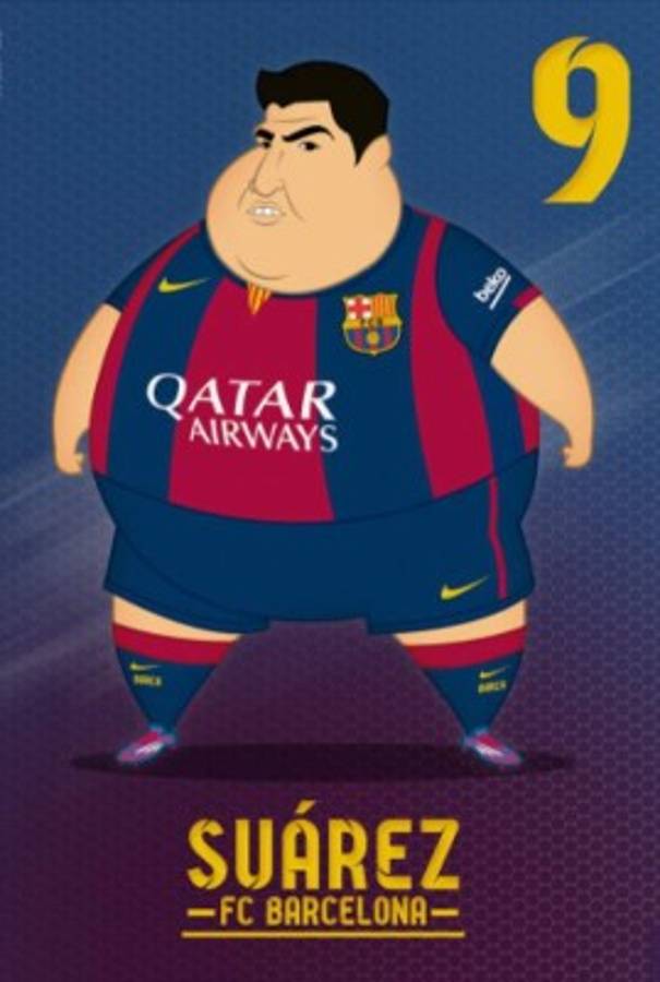 HUMOR: Así se verían los jugadores del Barcelona con sobrepeso