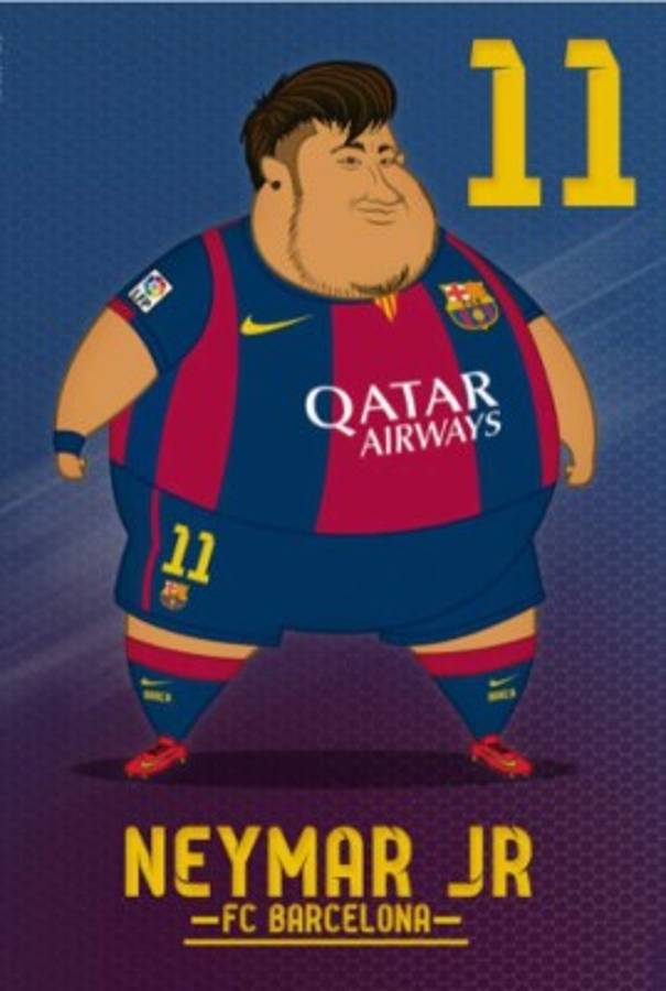 HUMOR: Así se verían los jugadores del Barcelona con sobrepeso