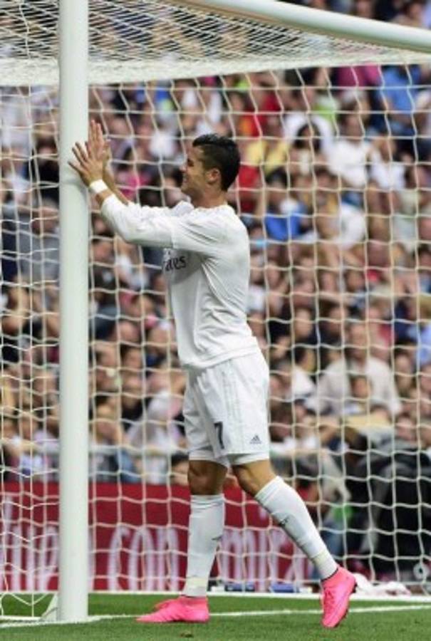 Así fue el sufrimiento de Cristiano Ronaldo ante el Málaga