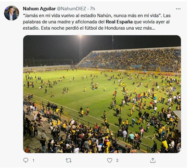 “Terrible” y “clásico manchado”: La prensa internacional y periodistas sobre los incidentes en el Real España-Marathón