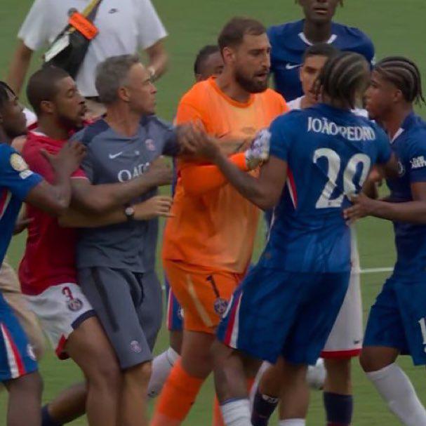 La dura agresión de Luis Enrique a este jugador, la venganza del Real Madrid y Cole Palmer se lo celebró en la cara