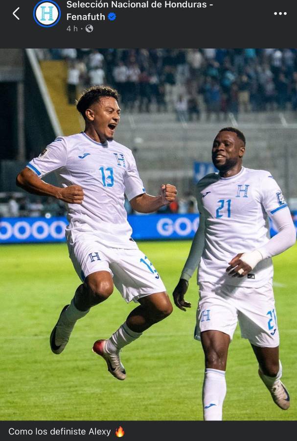 Es el mejor de Honduras Así se cierran bocas: la prensa hondureña alaba la actuación de Alexy Vega contra Nicaragua